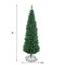 PVC Artificial Slim Pencil Christmas Tree with Metal Stand Ideal for Small Spaces